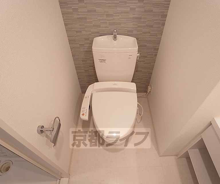 トイレ　清潔感のある洋式トイレ。