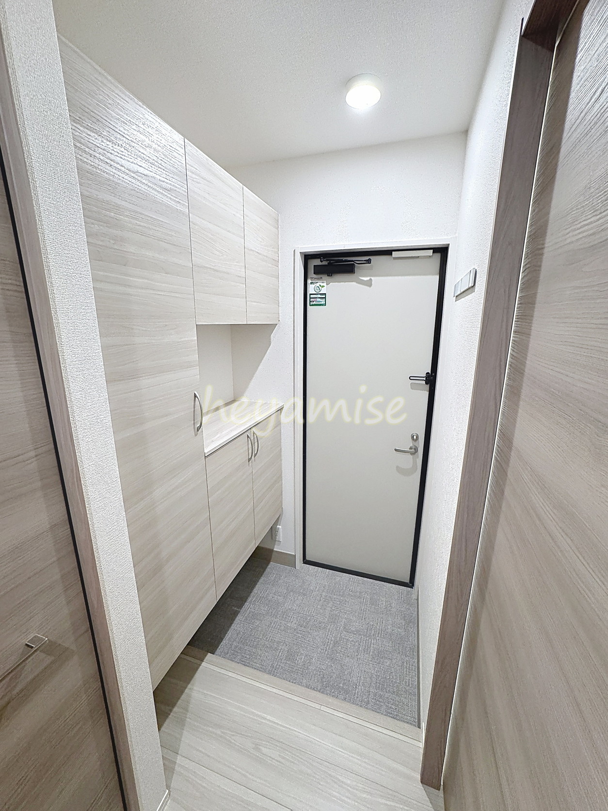 玄関　※写真は間取り反転の101号室