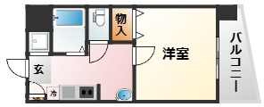 地下鉄今里筋線 だいどう豊里駅 徒歩4分 8階建 築25年の間取り写真