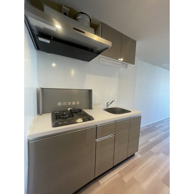 キッチン　コンパクトなキッチンで掃除もラクラク