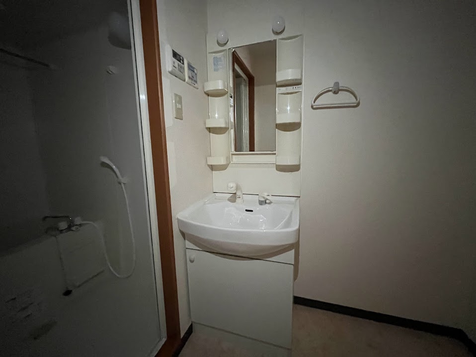 洗面設備　※同建物の別のお部屋の写真です。