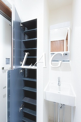 洗面設備　洗面台です。