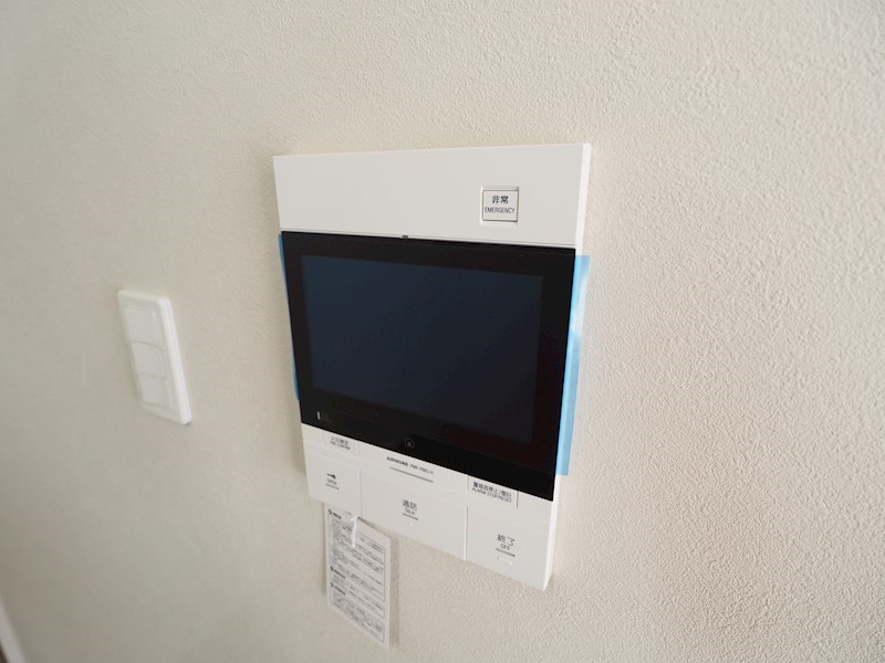 セキュリティ　TVモニタ付きで防犯面も充実。