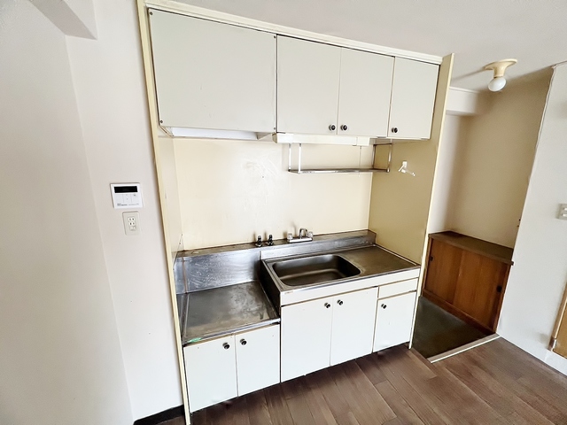 キッチン　収納が多いキッチンです