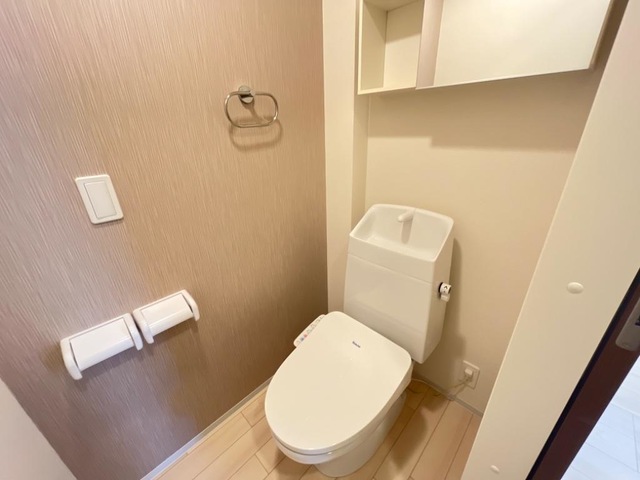 トイレ　建築中ですので同施工会社のイメージ写真です。