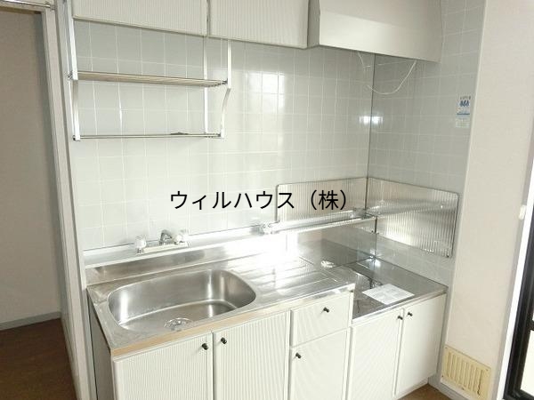 キッチン　２口コンロ設置可！