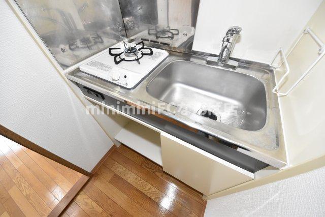 キッチン　ミニ冷蔵庫はついていません　 実際の部屋の写真です