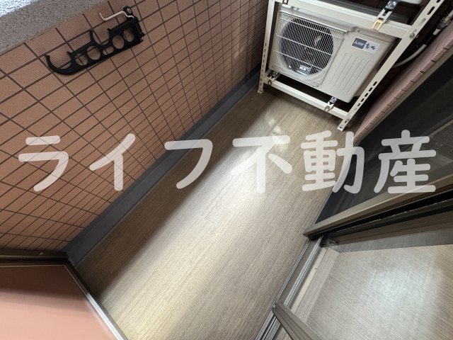 バルコニー　落ち着いた時間を過ごせるバルコニーです