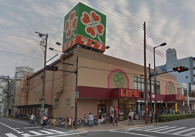 スーパー　ライフ　毛馬店（スーパー）まで642m