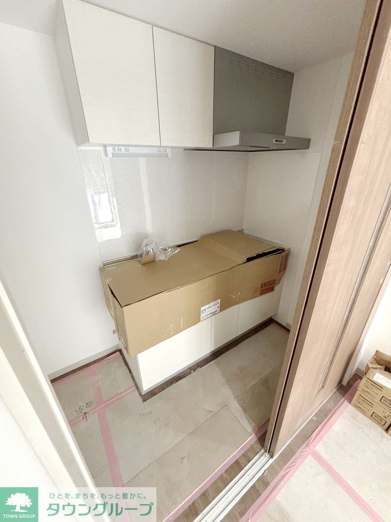 キッチン　建築中