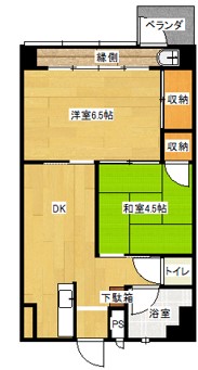 マンション新川の間取り写真