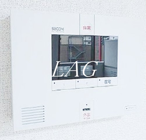 セキュリティ　モニター付きインターフォンです。