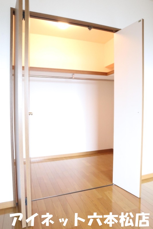 収納　大容量のウォークインクローゼット付きです