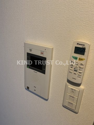 セキュリティ　モニター付きインターホンです