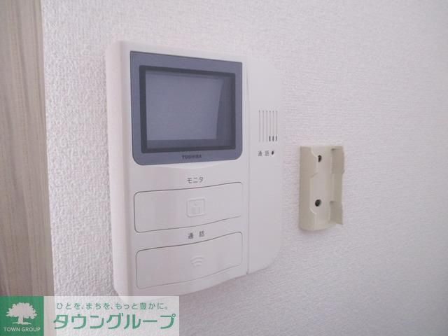 セキュリティ　★防犯にも安心がもてるモニター付きインターホンです★