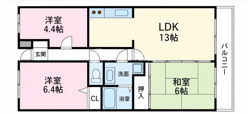 サンフォレストの間取り写真