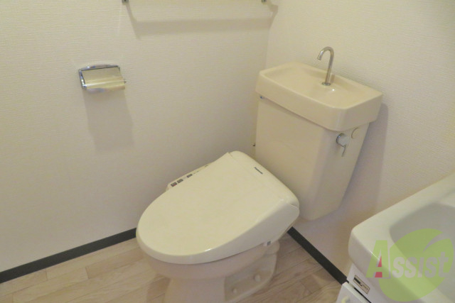 トイレ　トイレはシンプルかつオーソドックスで使いやすそうです。