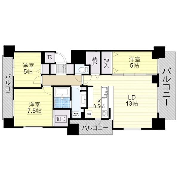 ブランズ円山北6条の間取り写真