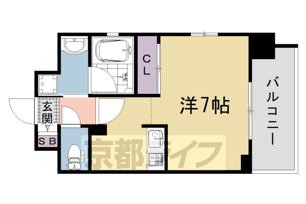 ベラジオ雅び西大路五条IIの間取り写真