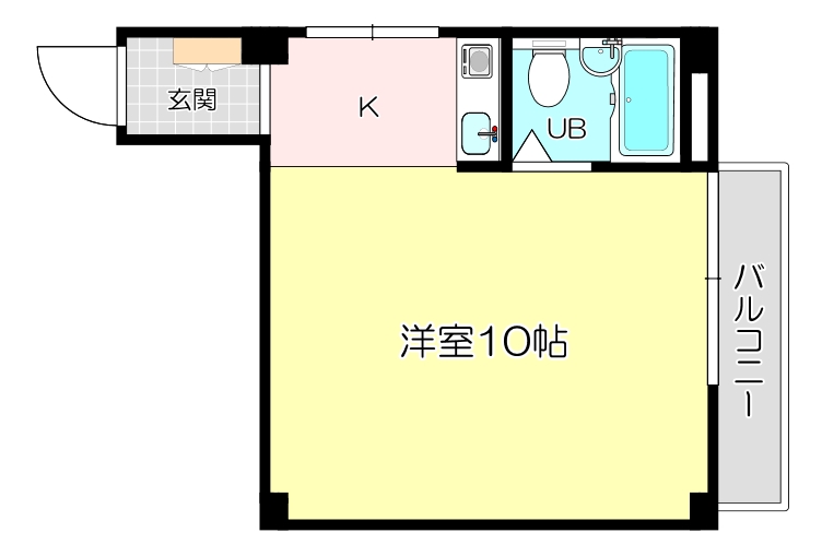 第6キャスル塚口の間取り写真