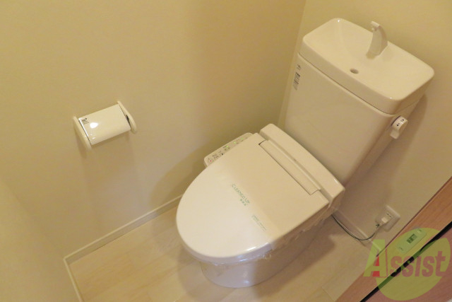 トイレ　トイレはシンプルかつオーソドックスで使いやすいです。