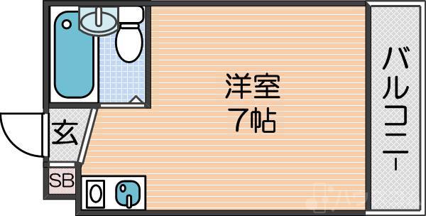 プリエール住之江御崎の間取り写真