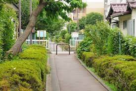 公園　蛇崩川支流緑道（公園）まで611m