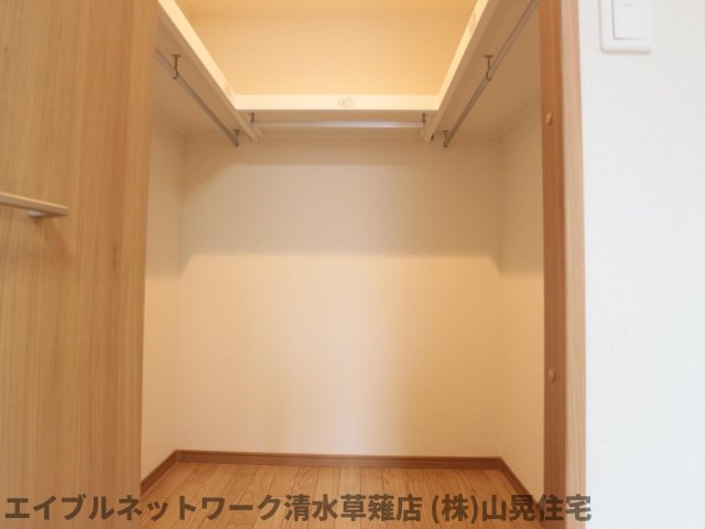 収納　収納のためのスペースです