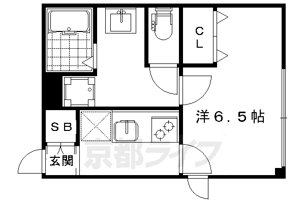 グレースアレイ西院の間取り写真