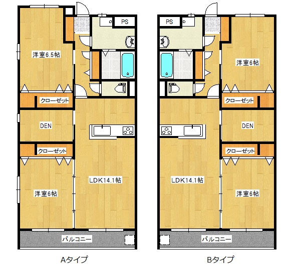 インペリアル新山口の間取り