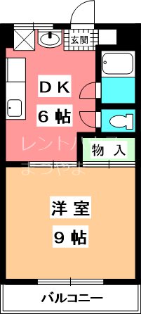 マンションふじの間取り