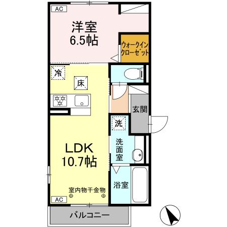 仮）東田中分譲賃貸PJVの間取り