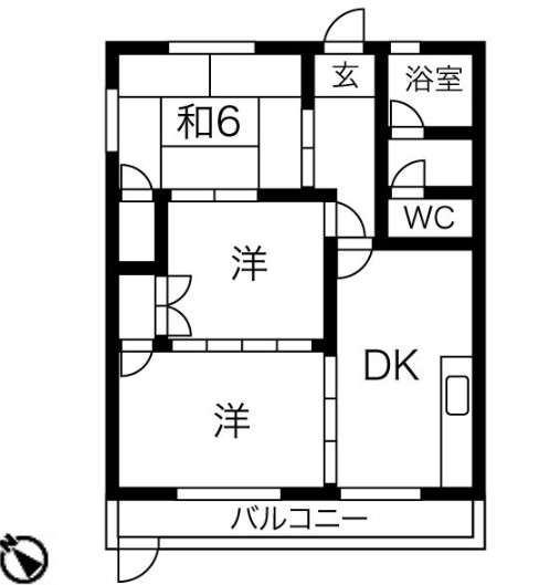 メゾンかわはらの間取り