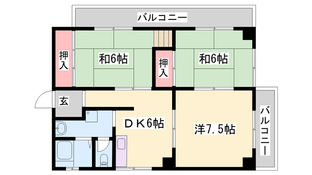 コーポラスエルの間取り