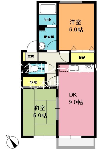 エステートＫIIの間取り