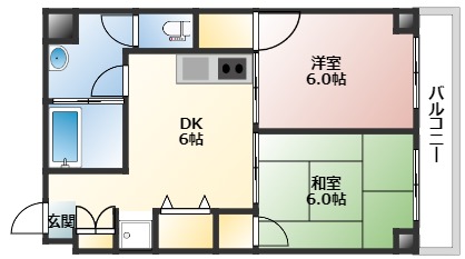 第3間ビルの間取り