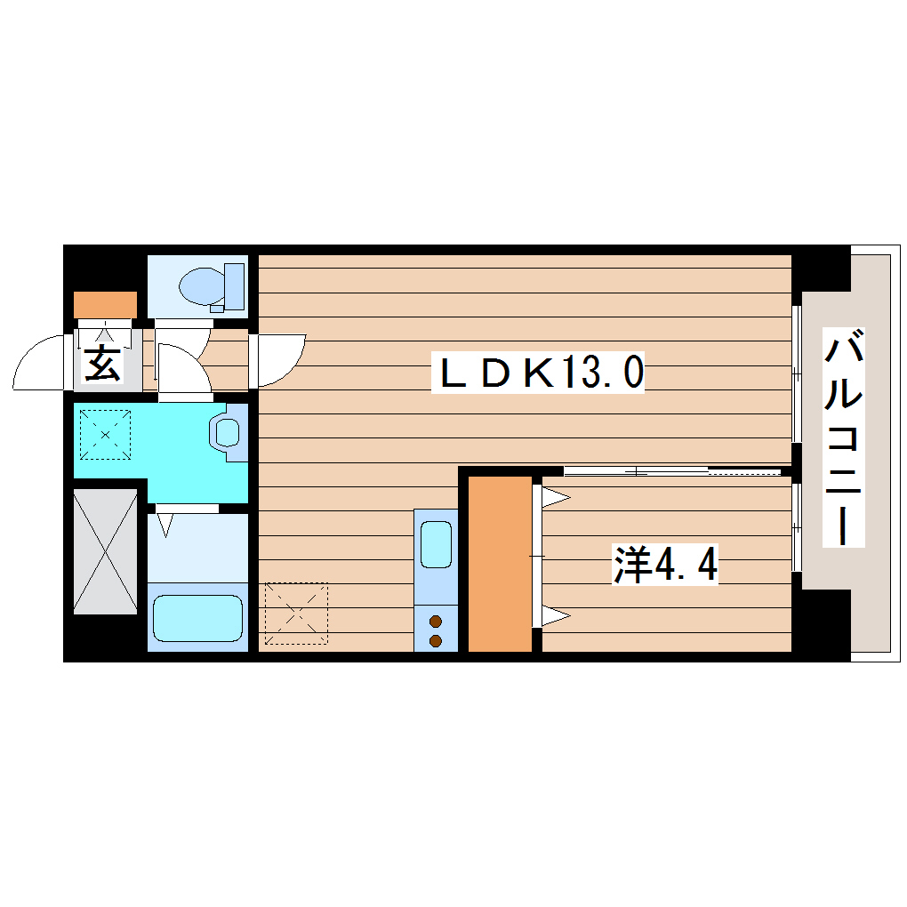 スカイオン本町の間取り