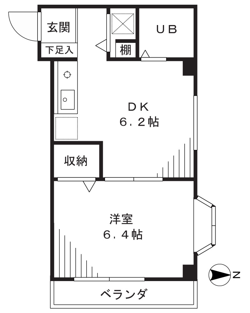 フローリエ細山IIの間取り