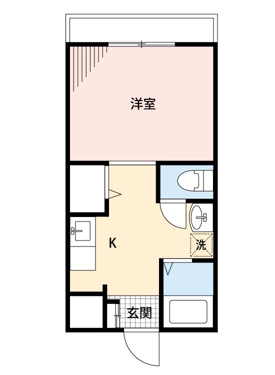 丸亀市土器町東のマンションの間取り