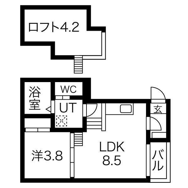 レンガースIIの間取り