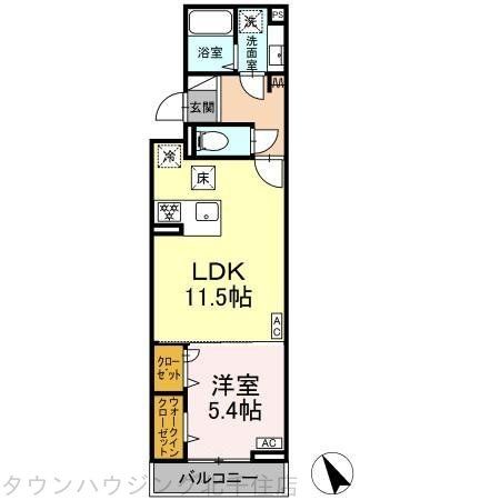 【グラナーデ扇IIの間取り】