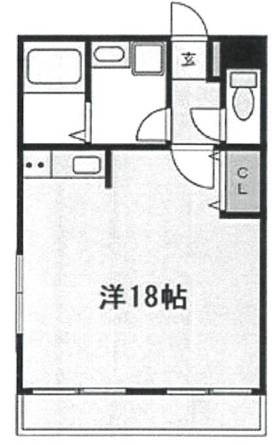 世田谷区三宿のマンションの間取り