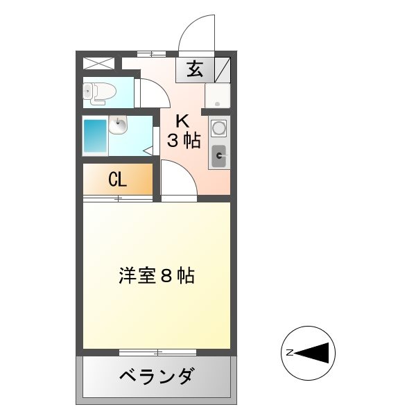 ハイネス21の間取り