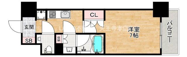 ザ・パークハビオ阿倍野昭和町の間取り