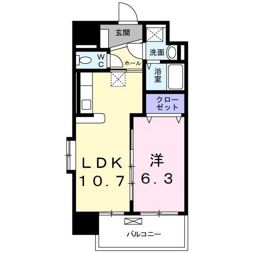 シャルム駅南の間取り