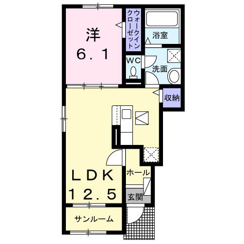 ニューライズＡの間取り