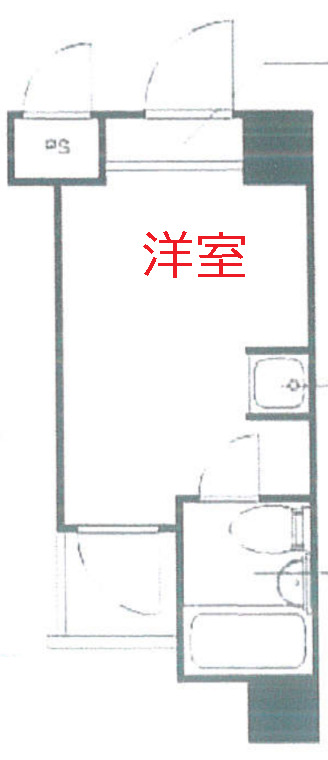 【品川区大井のマンションの間取り】