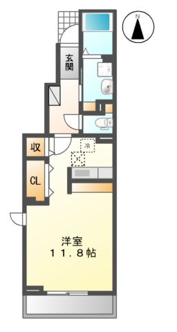 ヴァンベール中味鋺IIの間取り