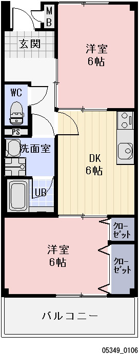 グランメール小瀬の間取り