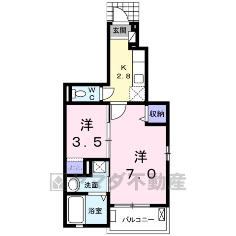 picco　cittaの間取り